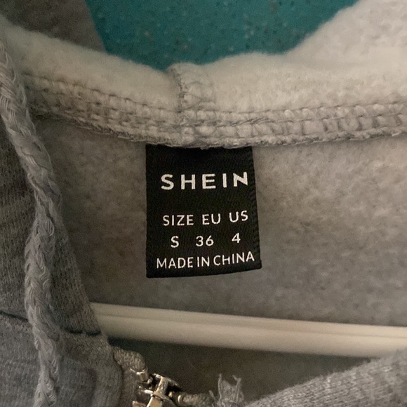 Shein Cropped Hoodie - Picture 2 of 3